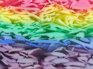 Image showing Rainbow soap