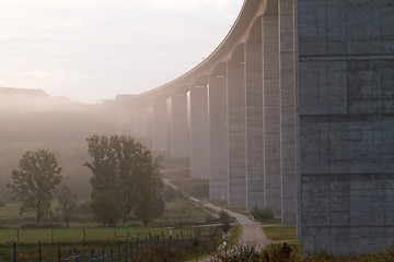 Image showing Large highway viaduct ( Hungary)