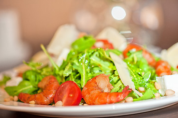 Image showing shrimp vegetable salad