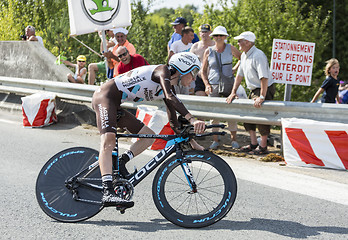 Image showing The Cyclist Romain Bardet - Tour de France 2014