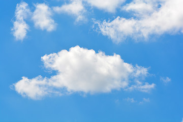 Image showing clouds in the blue sky