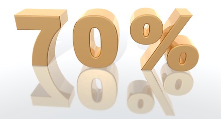 Image showing increase percentage