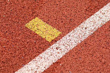 Image showing Athlete Track or Running Track