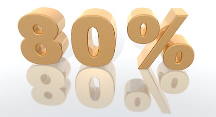 Image showing increase percentage