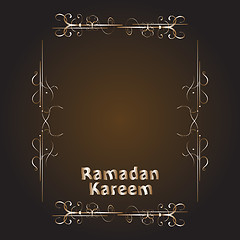 Image showing Ramadan Kareem, greeting background