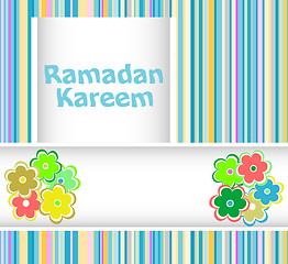 Image showing Arabic Islamic calligraphy of text Ramadan Kareem