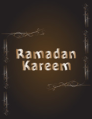 Image showing Ramadan Kareem Background