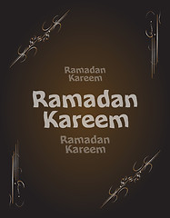 Image showing Ramadan Kareem, greeting background