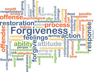 Image showing Forgiveness background concept