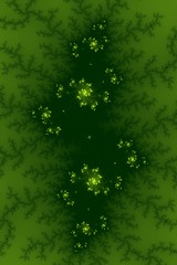 Image showing Green Fractal