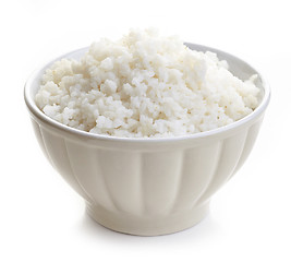 Image showing bowl of boiled rice