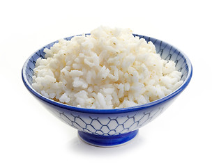 Image showing bowl of boiled rice