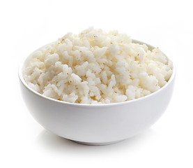 Image showing bowl of boiled rice