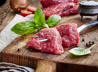 Image showing fresh raw meat 