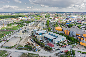 Image showing Industrial area of city. Tyumen.Russia