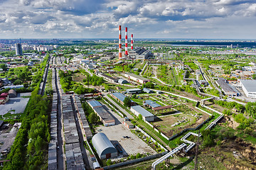 Image showing Combined heat and power factory. Tyumen. Russia