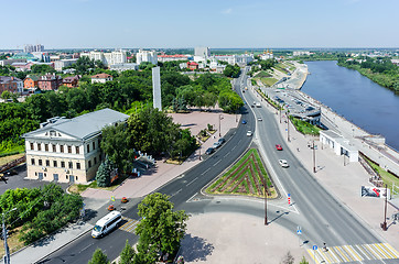 Image showing View on historical center of Tyumen. Russia