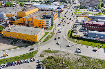 Image showing Permyakova and Harkovskaya streets intersection. Beer-nonalcoholic combine \