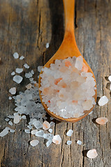 Image showing Pink salt from the Himalayas