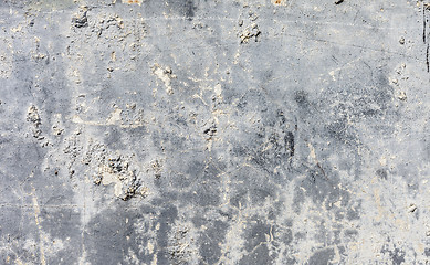 Image showing Grungy Dark Concrete Texture Wall