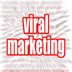 Image showing Viral marketing word cloud