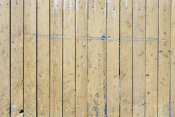 Image showing Yellow Wooden Plank