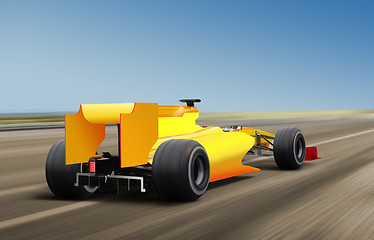 Image showing F1 on speed track