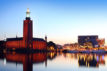 Image showing The city hall, Stockholm