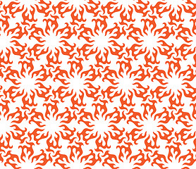 Image showing Vector seamless wallpaper with floral pattern