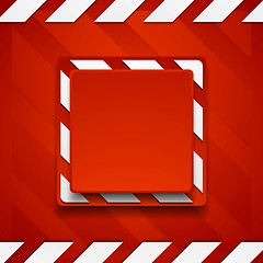 Image showing Red abstract geometric corporate background