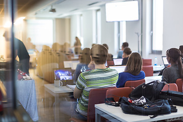 Image showing Informatics workshop at university.