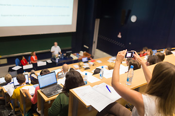 Image showing Audience in the lecture hall.