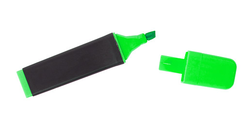 Image showing Green highlighter isolated