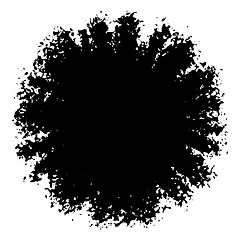 Image showing Vector Ink Blotch. Design Element. 