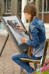 Image showing Young artist