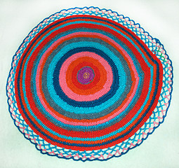 Image showing knitted mat