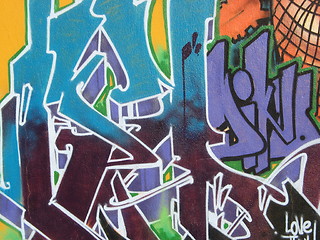 Image showing Graffiti close-up