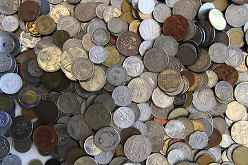Image showing old european coins as nice background