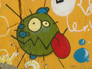 Image showing graffiti - the creature