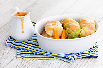 Image showing stuffed cabbage roll
