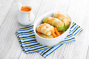 Image showing stuffed cabbage roll