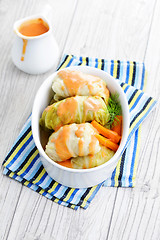 Image showing stuffed cabbage roll