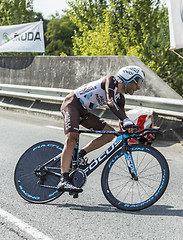 Image showing The Cyclist Jean-Christophe Peraud - Tour de France 2014