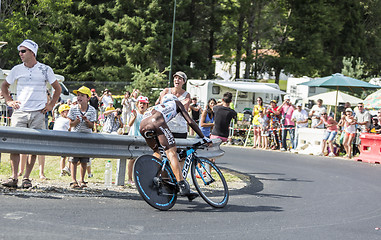 Image showing The Cyclist Jean-Christophe Peraud - Tour de France 2014