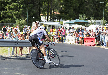 Image showing The Cyclist Thibaut Pinot - Tour de France 2014