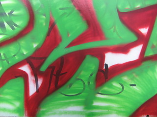 Image showing Graffiti close-up