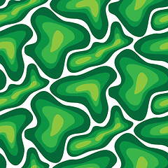 Image showing vector seamless wallpaper with green spots