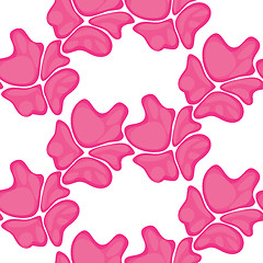Image showing vector seamless wallpaper with flowers