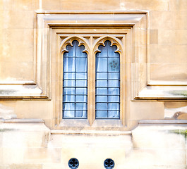 Image showing old in london  historical    parliament glass  window    structu