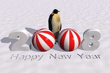 Image showing New year 2008